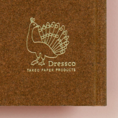ペーパーノートブック　ブロンズ　｜ Dressco（ドレスコ）　竹尾のオリジナルステーショナリー