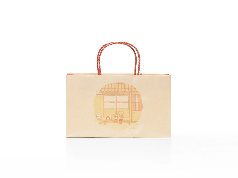 「我が子菓子 善蔵」ショッパー