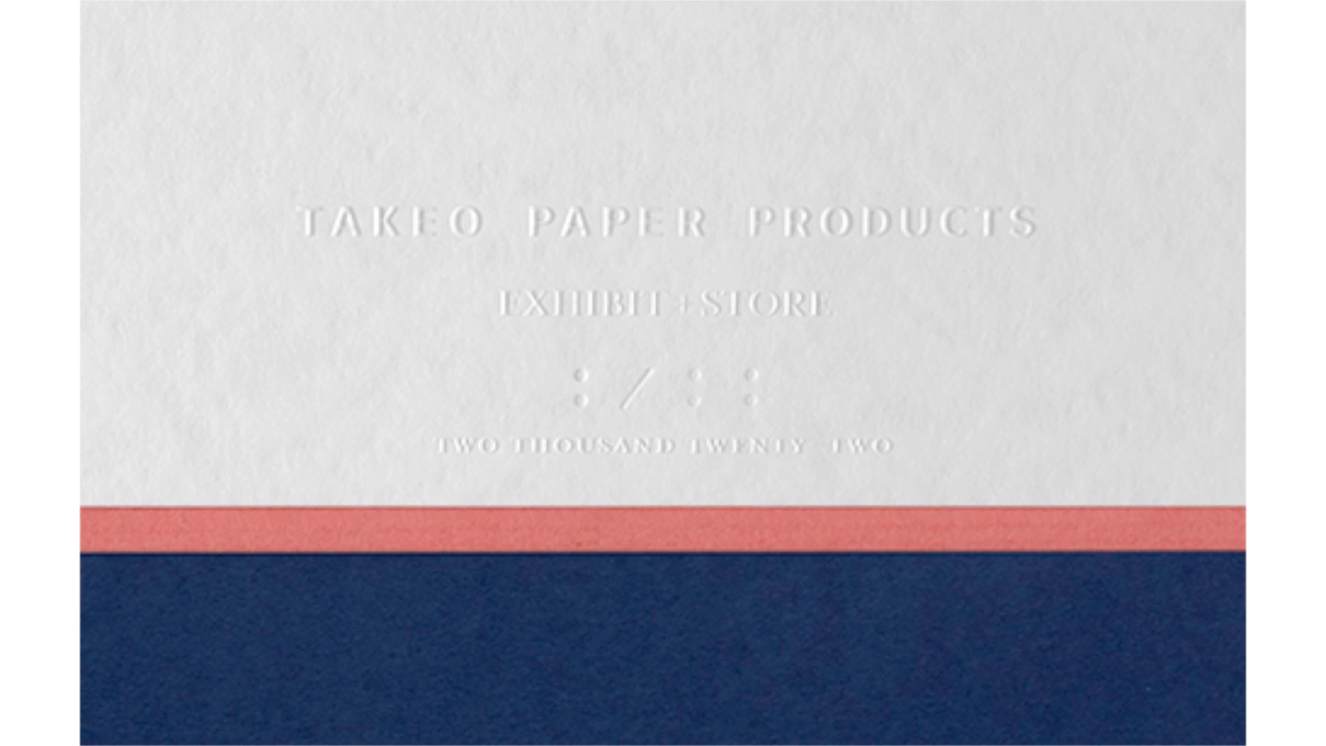 「TAKEO PAPER PRODUCTS: EXHIBIT+STORE 2022」巡回展