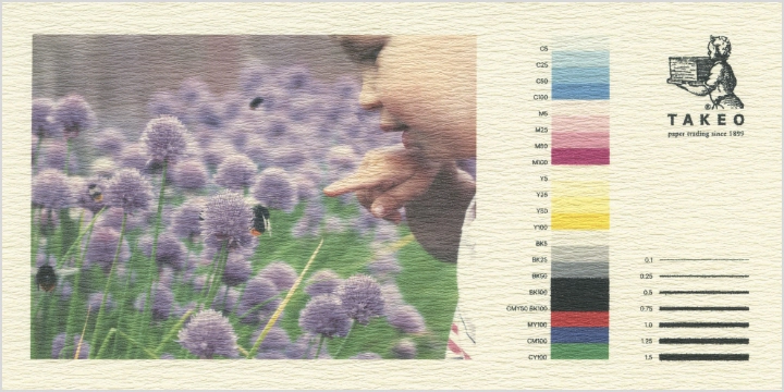 インクジェットプリンタでの出力