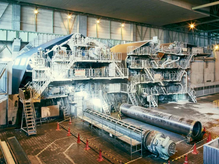 王子製紙 苫小牧工場 N-6号 抄紙機