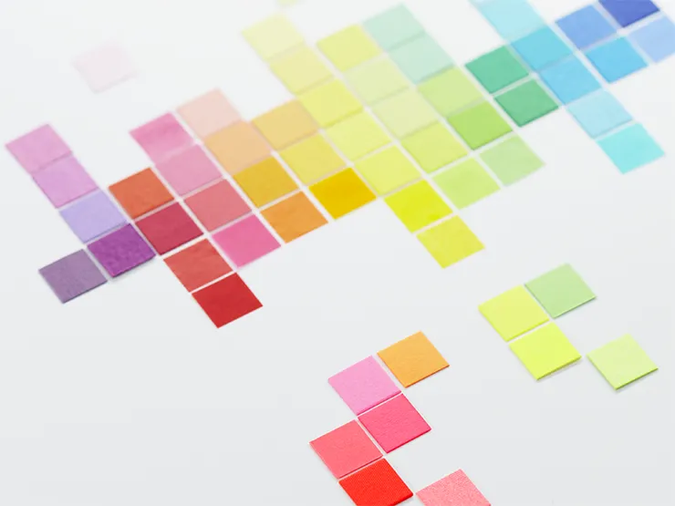 ｢鮮やかな紙｣
夏だからビビッドな色！