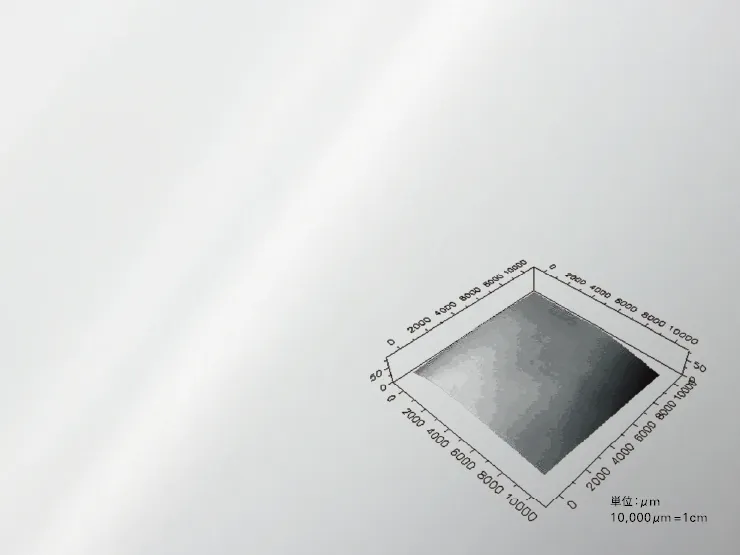 ミクロの視点から
紙の風合いを検証する
