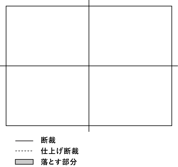 断ちっぱなしの画像