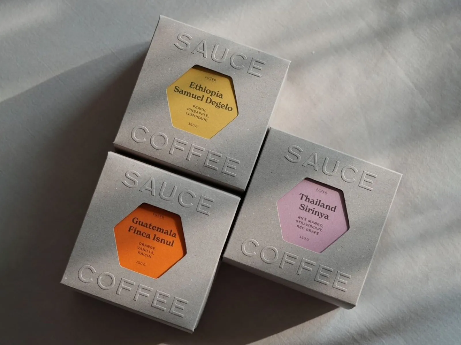 【事例】「SAUCE COFFEE」パッケージ