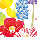 竹尾バナーカレンダー2021　四季の花